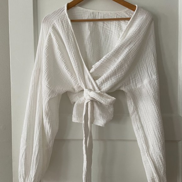 Bohème Goods Collection 01 Wrap Blouse (Size 2) - Picture 3 of 6